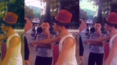 深圳小红帽百元哥被打视频截图