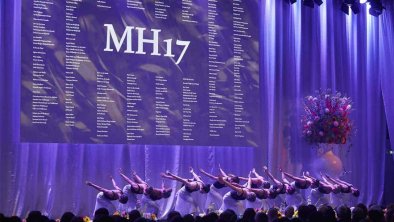 荷兰举办MH17遇难者悼念活动